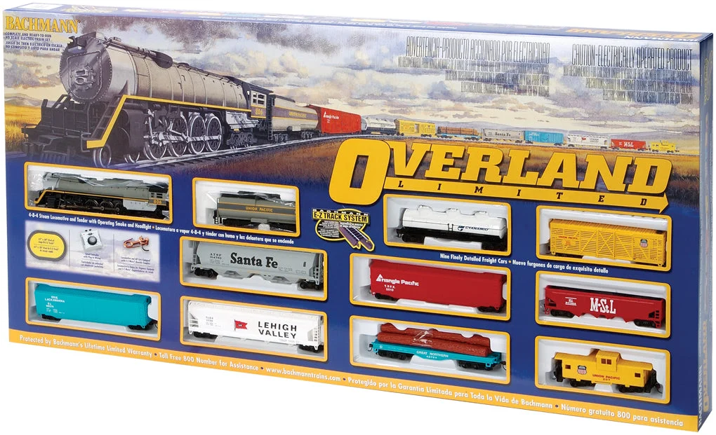 Bachmann HO Scale UP Steam Overland Limited Freight Set/4-8-4 - BAC00614