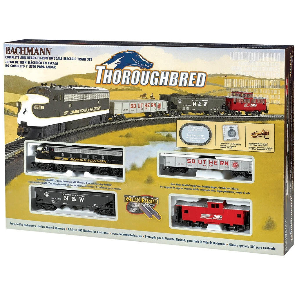 Bachmann HO Scale NS Thoroughbred Diesel Freight Set/F7 - BAC00691