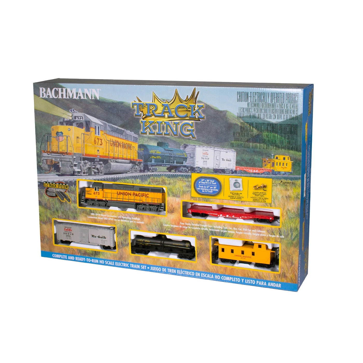 Bachmann HO Scale Track King UP Diesel Freight Set/GP40 - BAC00766