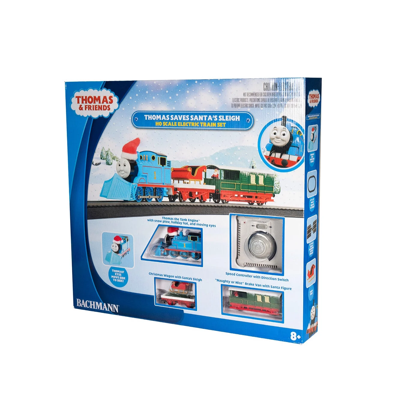 Bachmann HO Scale TTT Thomas Saves Santa's Sleigh Loco w/Moving Eyes - BAC00773
