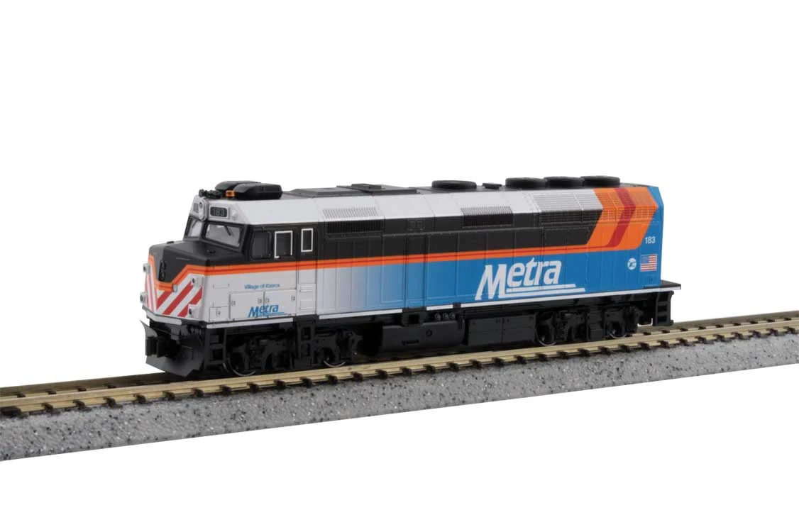 Kato N Scale Metra EMD F40PH #183 "Village of Itasca" - DC - 1769108
