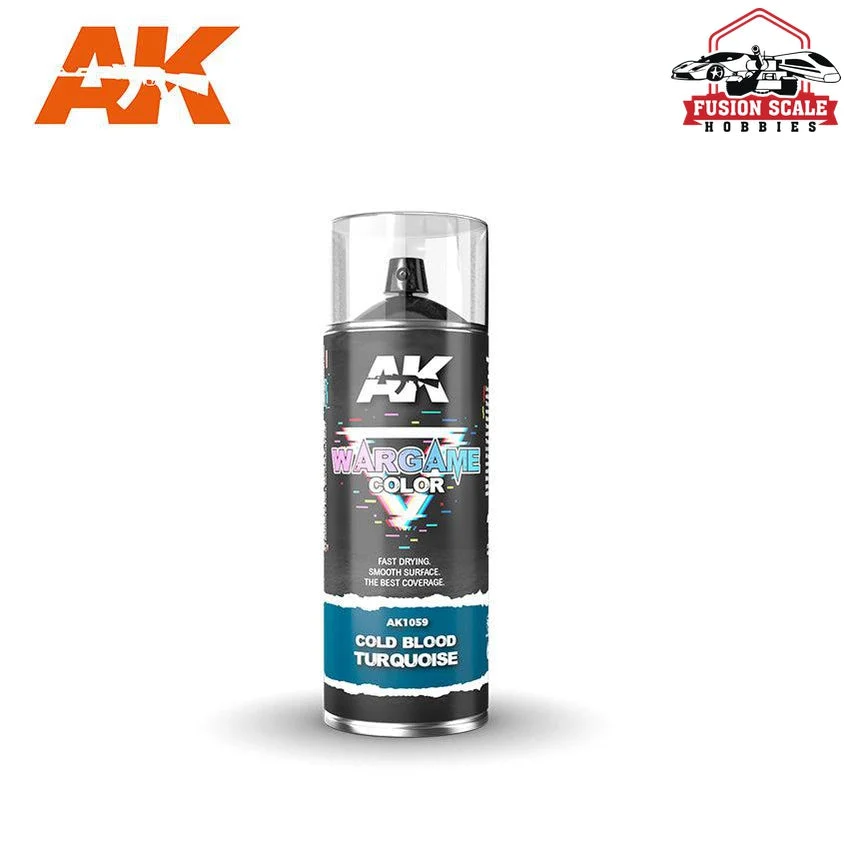 AK Interactive Wargame Cold Blood Turquoise Spray 400ml