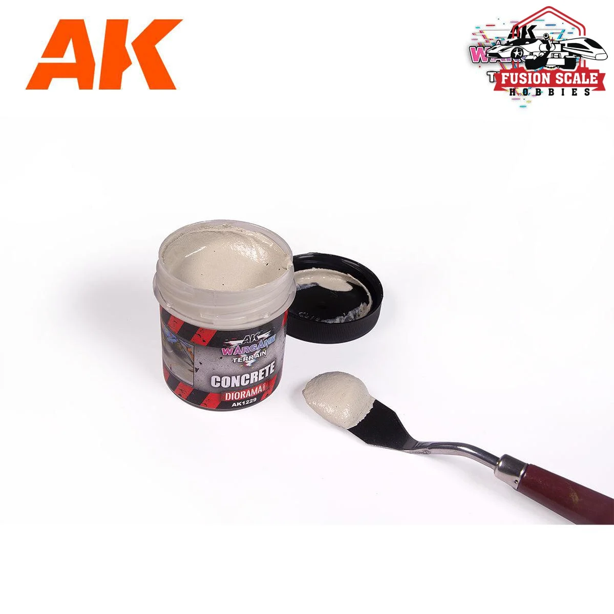 AK Interactive Wargame Battle Ground Terrains Concrete - 100ml (Acrylic)