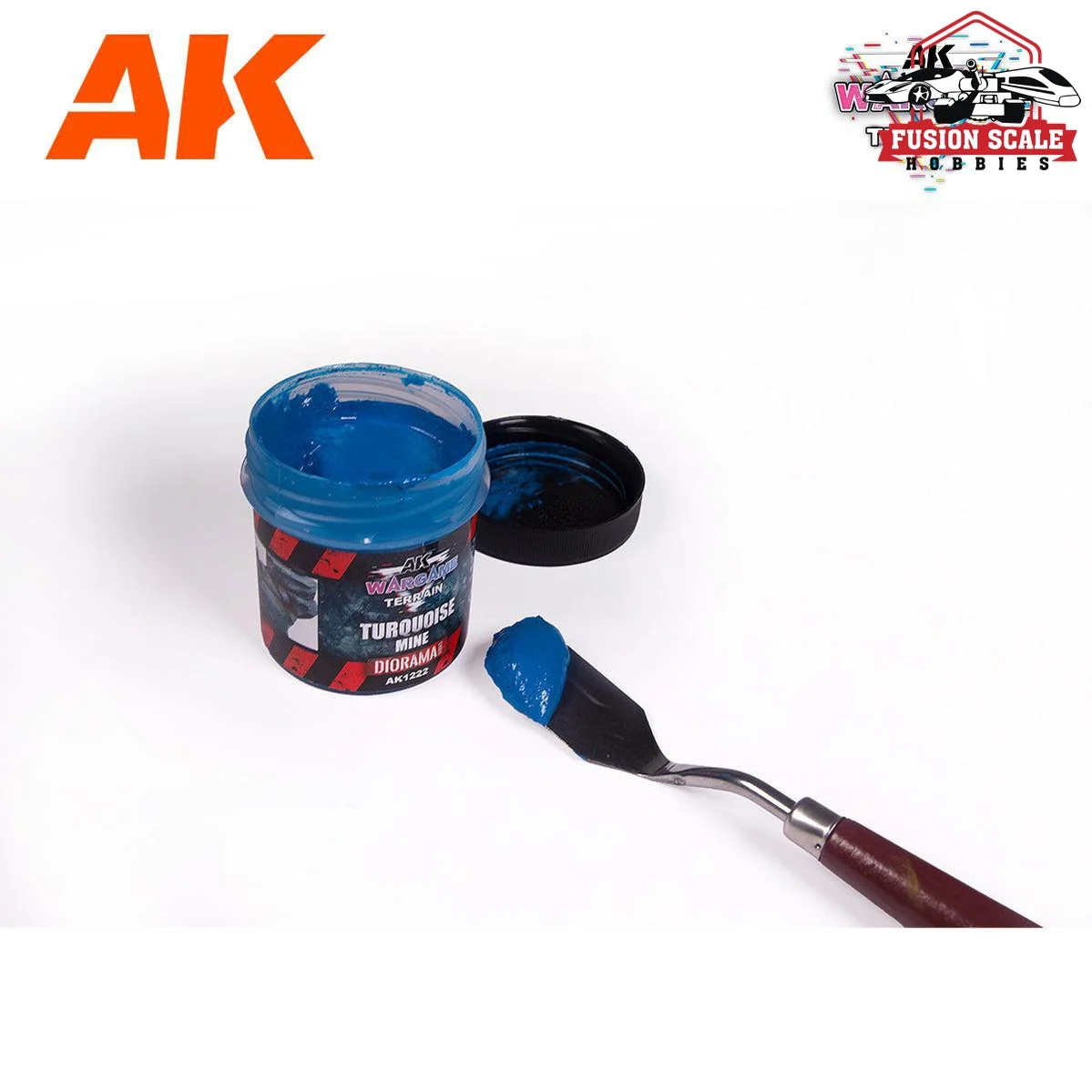 AK Interactive Wargame Battle Ground Terrains Turquoise Mine - 100ml (Acrylic)