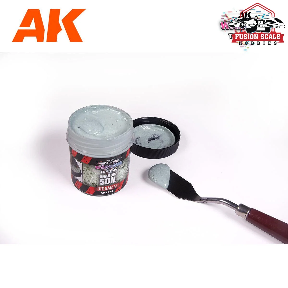AK Interactive Wargame Battle Ground Terrains Shadow Soil - 100ml (Acrylic)