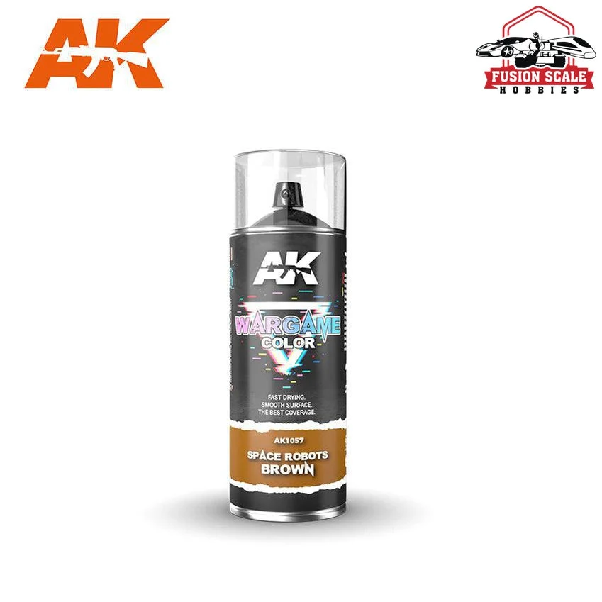 AK Interactive Wargame Space Robots Brown Spray 400ml