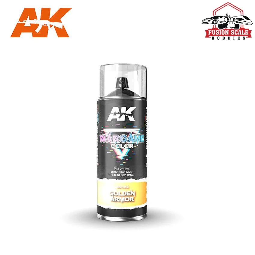 AK Interactive Wargame Golden Armor Spray 400ml