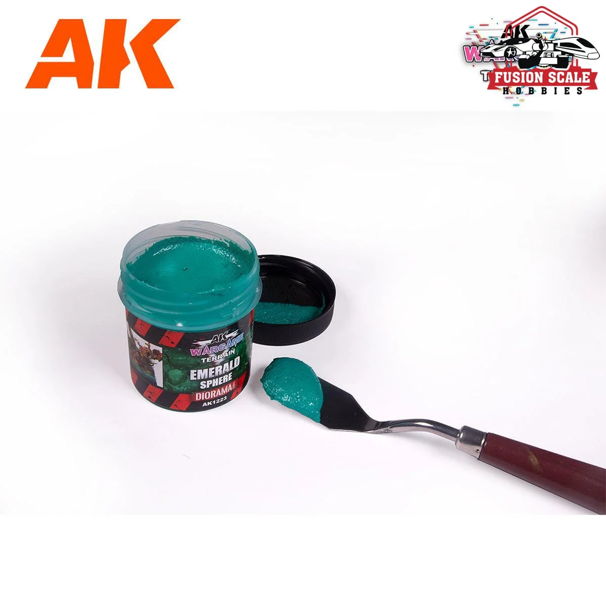 AK Interactive Wargame Battle Ground Terrains Emerald Sphere - 100ml (Acrylic)