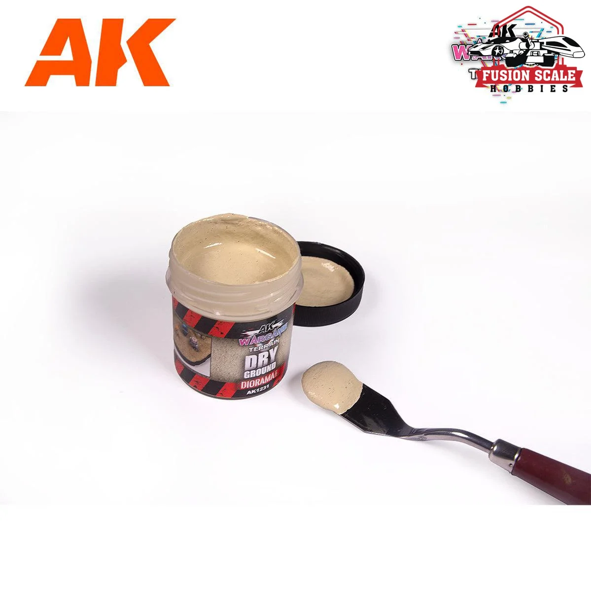 AK Interactive Wargame Battle Ground Terrains Dry Ground - 100ml (Acrylic)