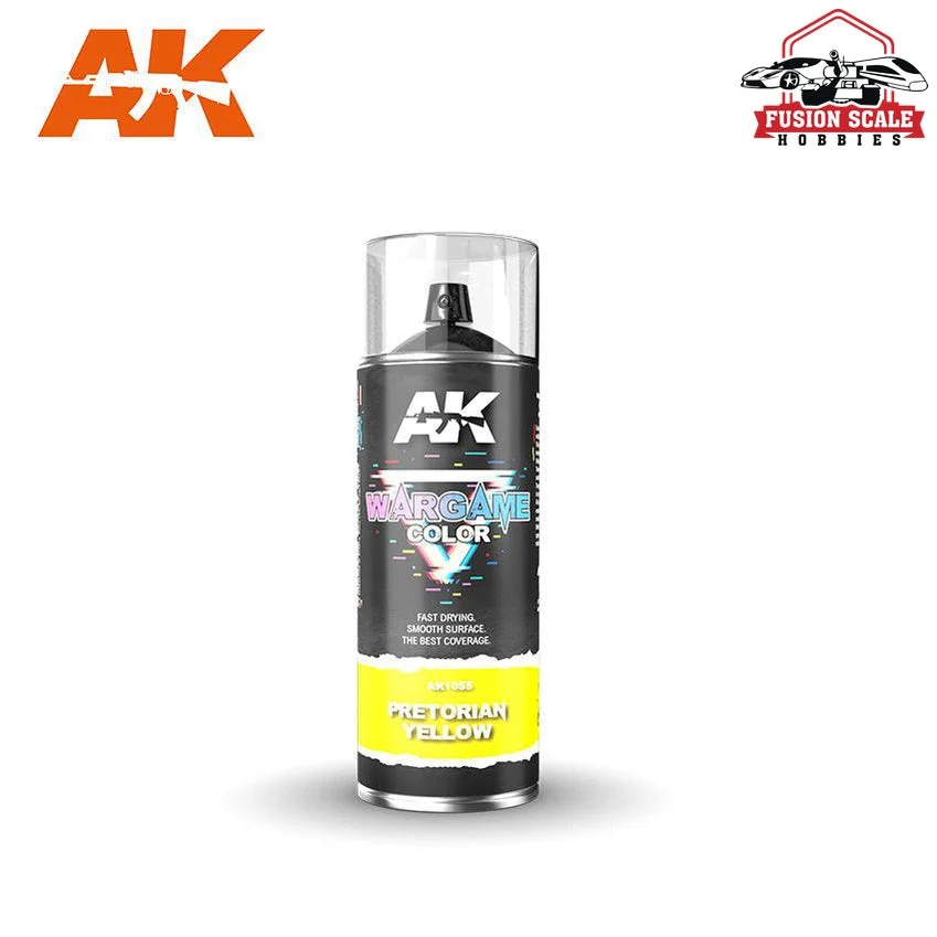 AK Interactive Wargame Pretorian Yellow Spray 400ml
