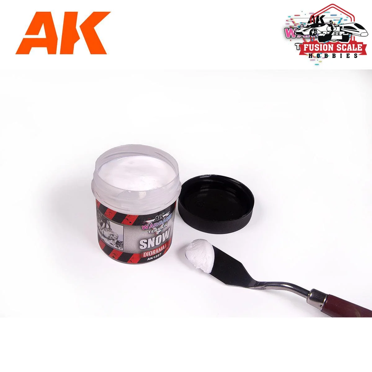 AK Interactive Wargame Battle Ground Terrains Snow - 100ml (Acrylic)