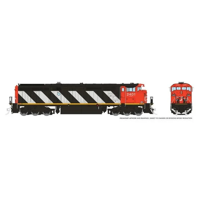 Rapido HO Scale 2427 Canadian National Dash 8-40CM ESU LokSound DCC/Sound
