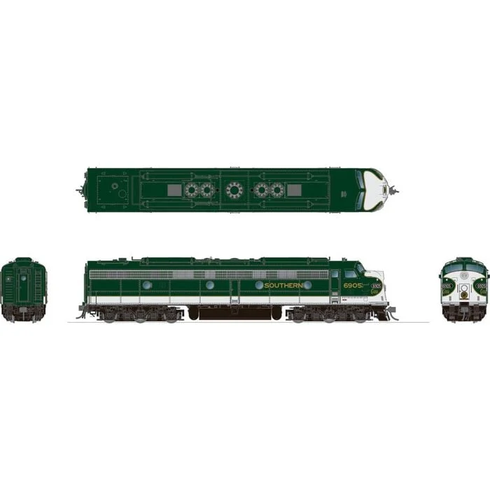 Rapido HO Scale Southern EMD E8a #6916f DCC ESU LokSound