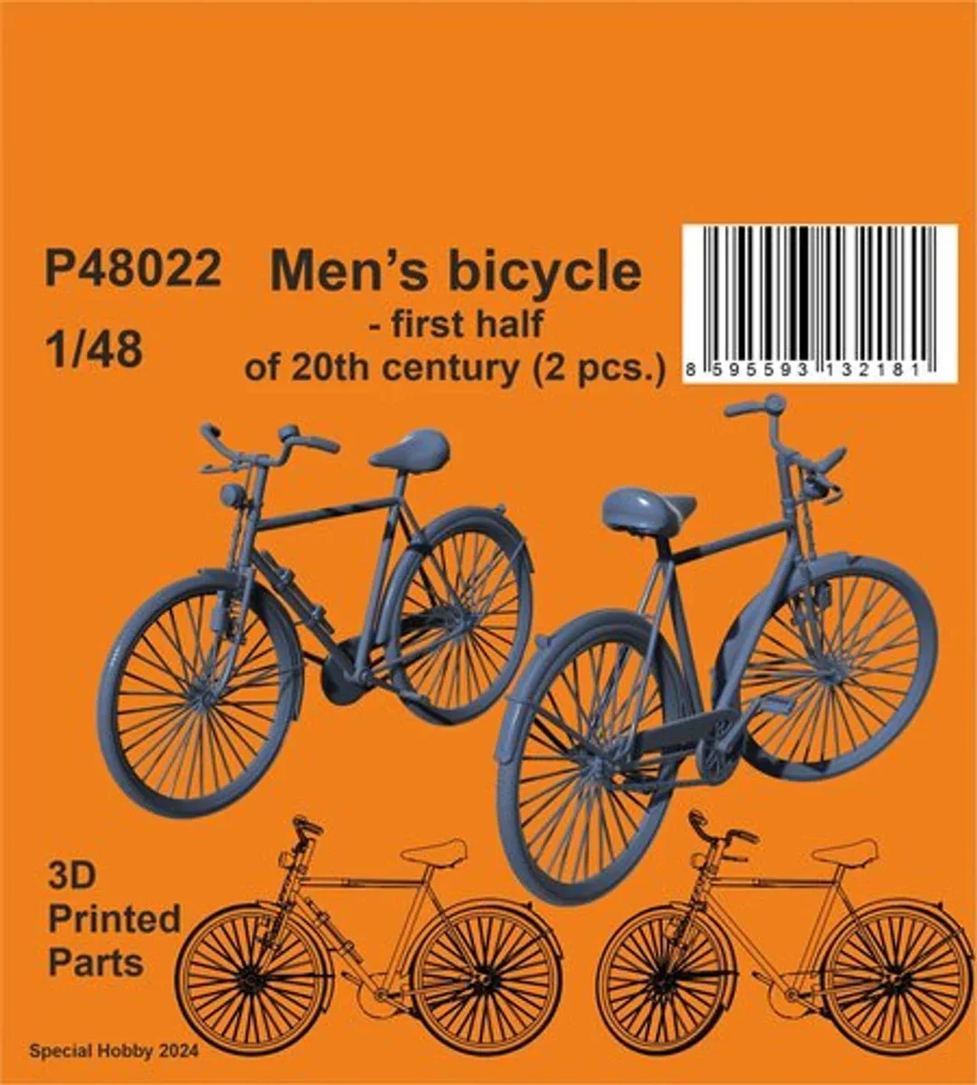 1/48 CMK Men's Bicycle - First Half of 20th Century (2 pcs.)
