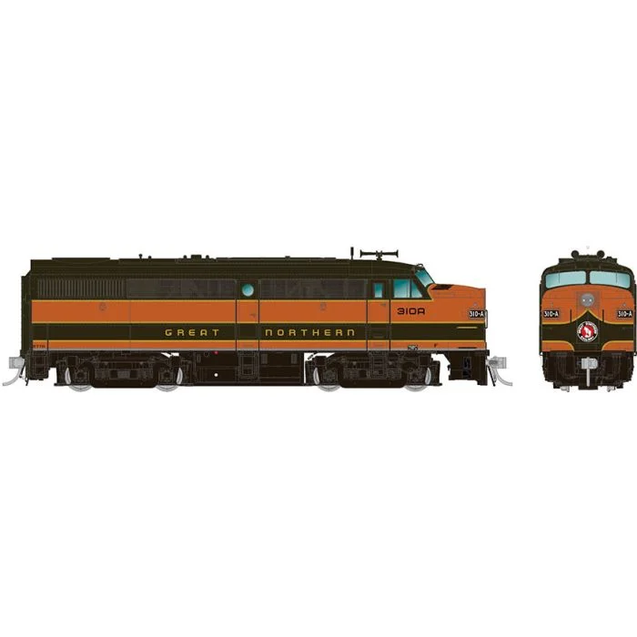 Rapido HO Scale Great Northern Alco FA-1 (DC/Silent) #276A