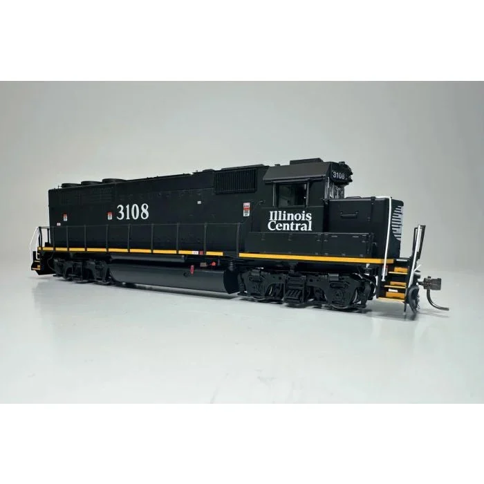 Rapido Trains HO Scale EMD GP40R Illinois Central #3108 w/ DCC & Sound - 40552