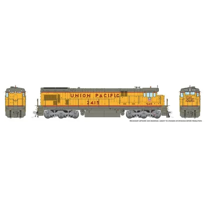 HO Rapido Trains C30-7 (DC/Silent): Union Pacific - Early Scheme: #2419