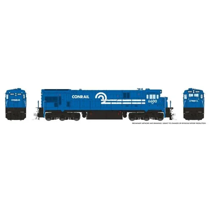 HO Rapido C30-7 (DC/DCC/Sound): Conrail: #6603