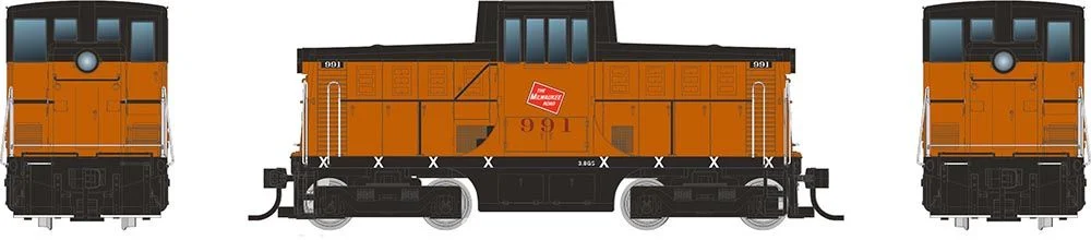 Rapido 048009 HO GE 44 Tonner (DC/Silent) Milwaukee Road #991