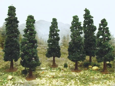 Multi Scale JTT - Conifer 5.5 to 6" 6pcs - 92135