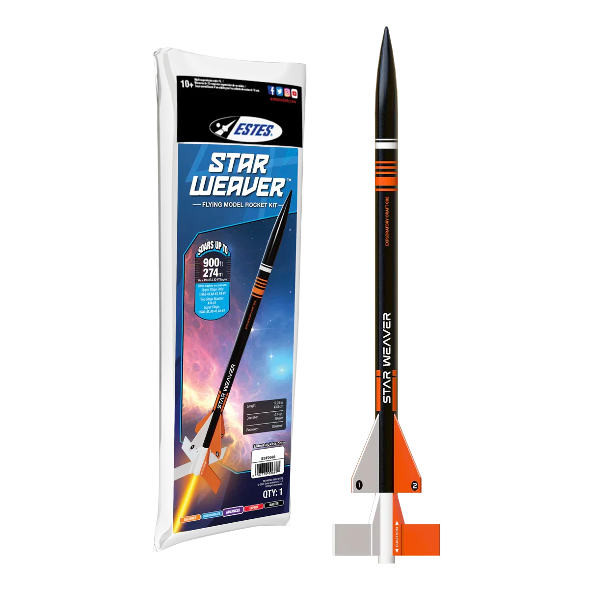 Estes Star Weaver Model Rocket (Advanced) - EST688