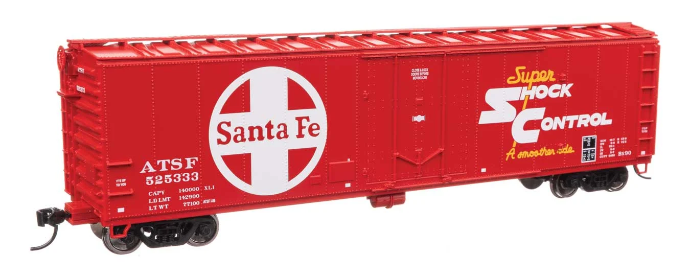 Walthers Mainline HO Santa Fe #525333 50' PC&F Insulated Boxcar