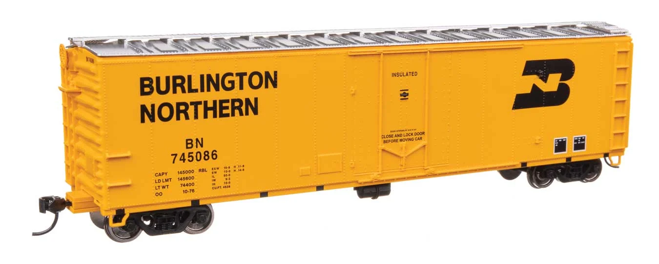 Walthers Mainline HO Burlington Northern #745086 50' PC&F Insulated Boxcar