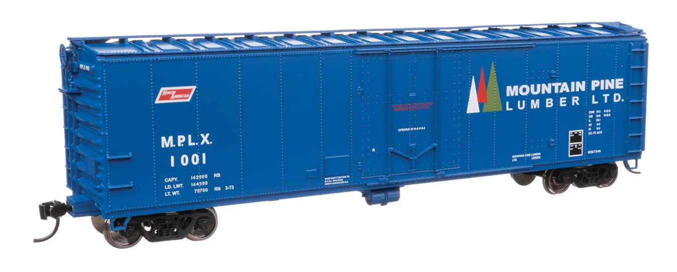 Walthers Mainline HO Mountain Pine Lumber #1001 50' PC&F Insulated Boxcar