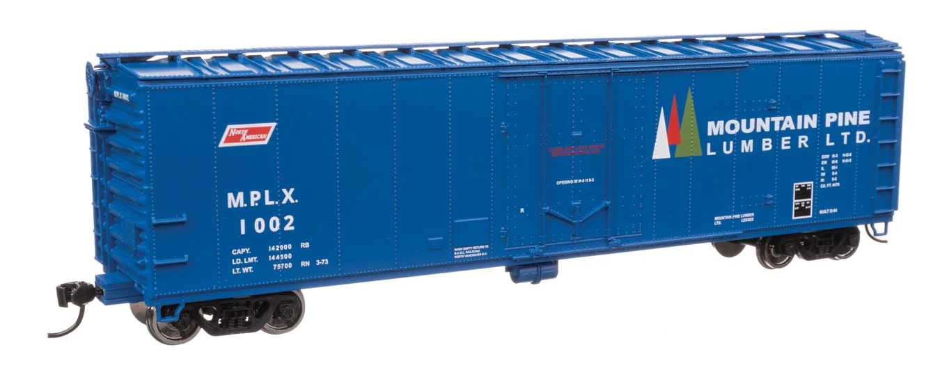 Walthers Mainline HO Mountain Pine Lumber #1002 50' PC&F Insulated Boxcar