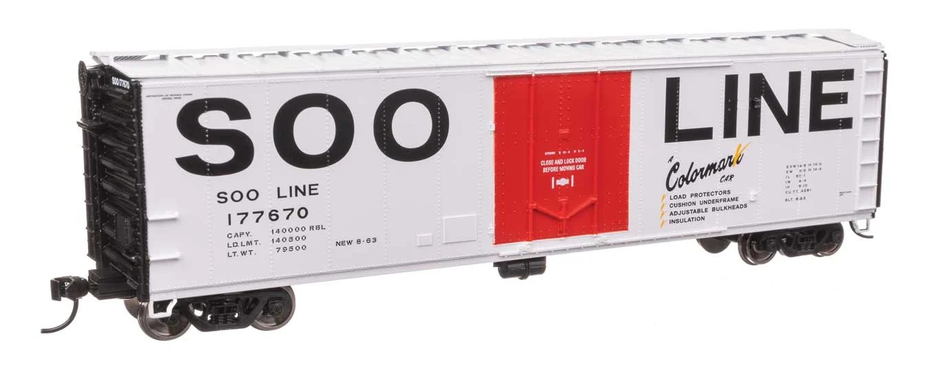 Walthers Mainline HO Soo Line #177670 50' PC&F Insulated Boxcar