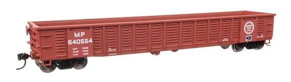 Walthers Mainline HO Scale Missouri Pacific #640554 53' Corrugated-Side Gondola - 910-6081