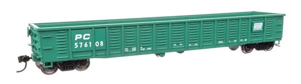 Walthers Mainline HO Scale Penn Central #576108 53' Corrugated-Side Gondola - 910-6088