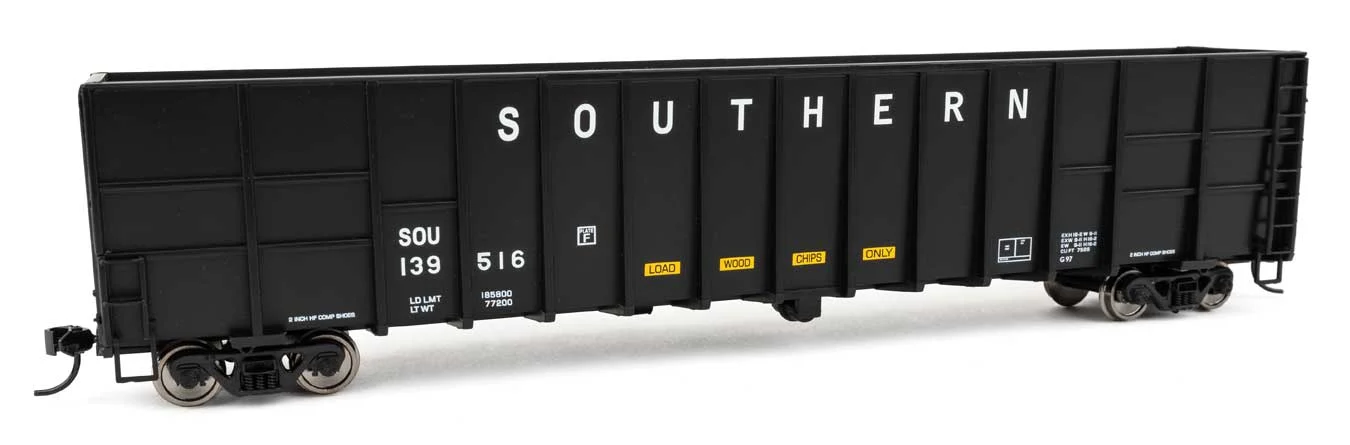 Walthers Mainline HO Scale Southern Railway #139516 61' Wood Chip Gondola