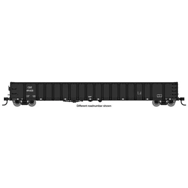 Walthers Mainline HO Scale 68' Railgon CSXT #491458