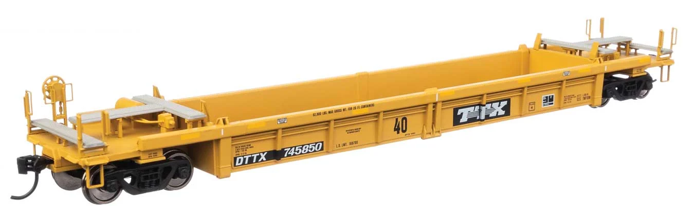Walthers Mainline HO Scale TTX DTTX #745850 Thrall Rebuilt 40' Well Car - 910-8427