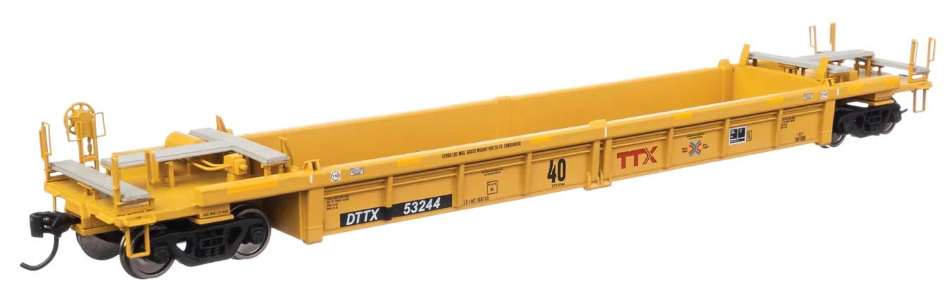 Walthers Mainline HO Scale TTX DTTX #53244 Thrall Rebuilt 40' Well Car - 910-8433