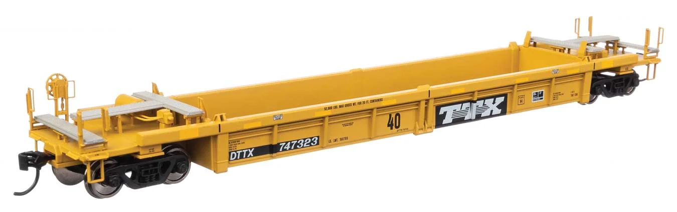 Walthers Mainline HO Scale TTX DTTX #747323 Thrall Rebuilt 40' Well Car - 910-8437