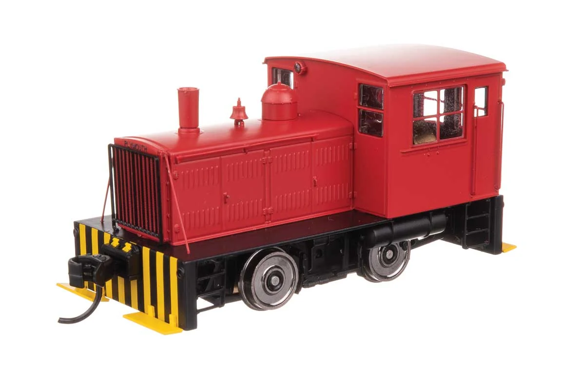 Walthers Mainline HO Scale Plymouth ML-8 Industrial Switcher DCC Red w/pilot stripes - 910-20017