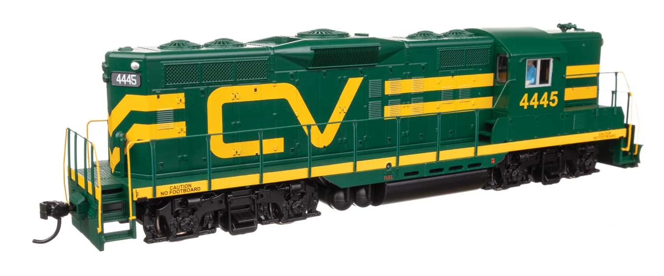 Walthers Mainline HO Central Vermont #4445 EMD GP9 Phase II with High Hood DCC/Sound ESU