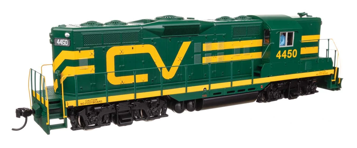 Walthers Mainline HO Central Vermont #4450 EMD GP9 Phase II with High Hood DCC/Sound ESU
