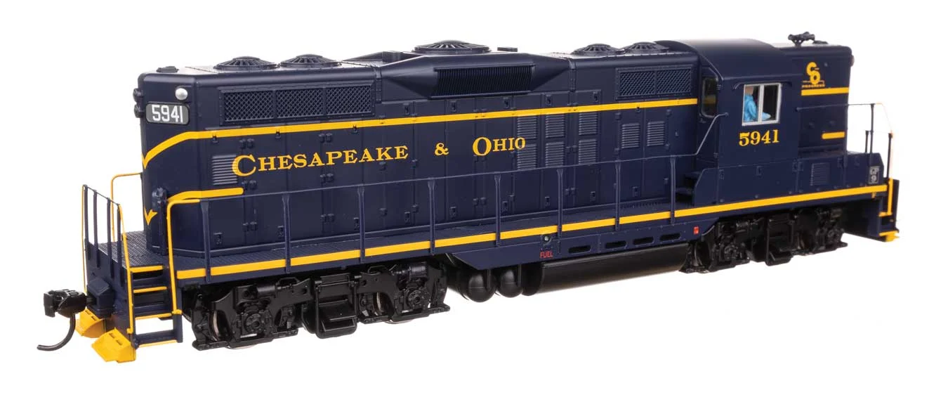 Walthers Mainline HO Chesapeake & Ohio #5941 EMD GP9 Phase II with High Hood DCC/Sound ESU