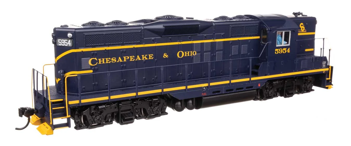 Walthers Mainline HO Chesapeake & Ohio #5954 EMD GP9 Phase II with High Hood DCC/Sound ESU