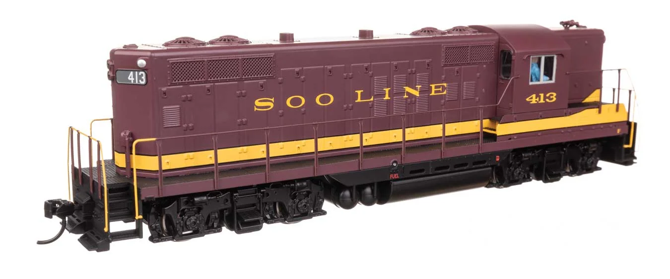 Walthers Mainline HO Soo Line #413 EMD GP9 Phase II with High Hood DCC/Sound ESU