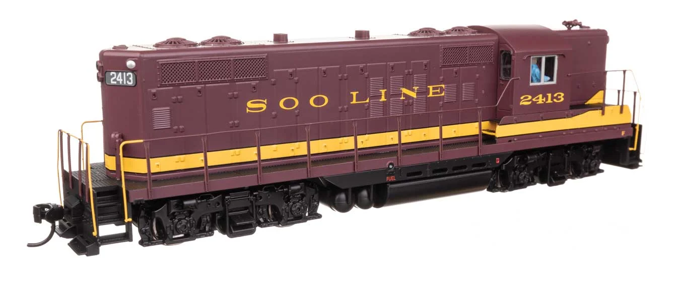 Walthers Mainline HO Soo Line #2413 EMD GP9 Phase II with High Hood DCC/Sound ESU