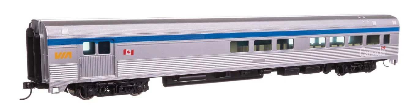 Walthers Mainline HO VIA Rail 85' Budd Baggage-Lounge