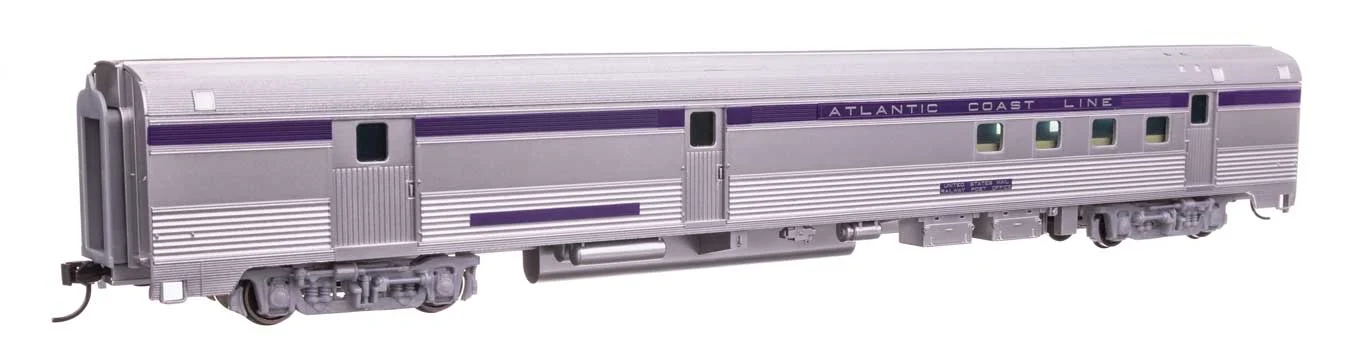 Walthers Mainline HO Atlantic Coast Line 85' Budd Baggage-Railway Post Office - Ready To Run