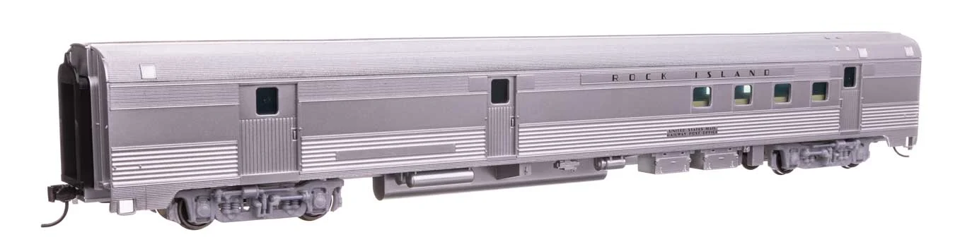 Walthers Mainline HO Rock Island 85' Budd Baggage-Railway Post Office - Ready To Run