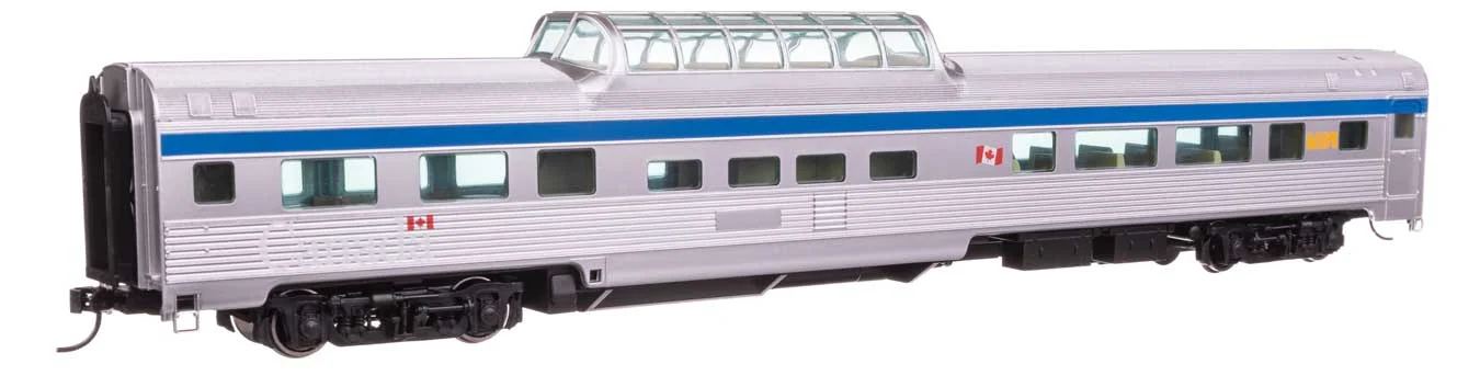 Walthers Mainline HO VIA Rail 85' Budd Dome Coach - Ready to Run
