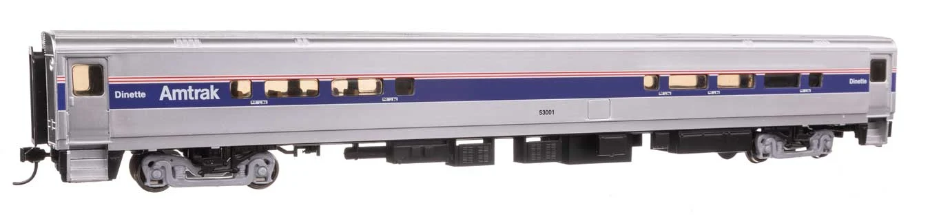 Walthers Mainline HO Amtrak Phase IV #53001 85' Horizon Cafe/Club Food Service Car