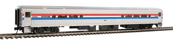 Walthers Mainline Amtrak Phase III (Wide Stripes) 85' Horizon Fleet Food Service Car #53000